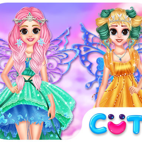 Princess In Colourful Wonderland