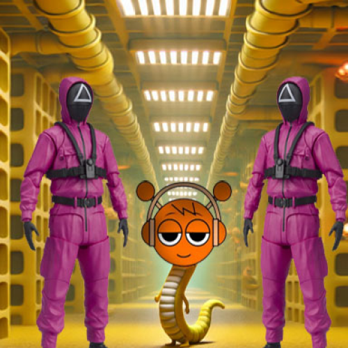 Squid Game Sprunki Escaped Backrooms