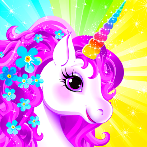 Unicorn Dress Up like Princess