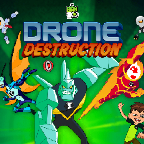 Ben 10 Drone Destruction