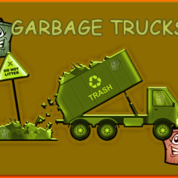 Garbage Trucks - Hidden Trash Can