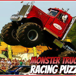 Monster Trucks Racing Puzzle