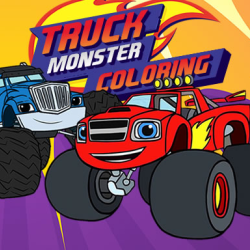 Blaze Monster Truck Coloring Book