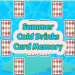 Summer Cold Drinks Card Memory