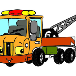 Tow Trucks Coloring
