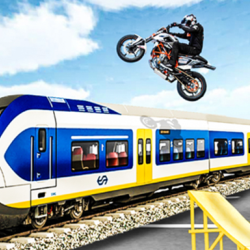 Ramp Bike Stunt