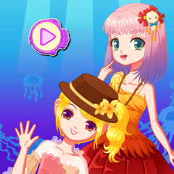Mermaid Princess Dress Up Salon