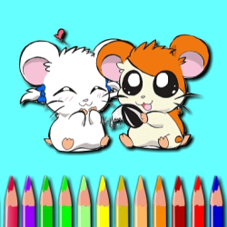 Hamster Coloring Book