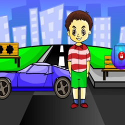 Find The Blue Car Key