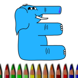 Letters Coloring Book