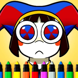 Digital Circus Coloring Adventure