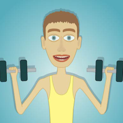 Muscle Clicker: Gym game