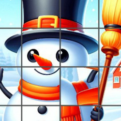 Happy Snowman Puzzle