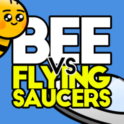 Bee vs flying saucers