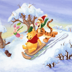 Winnie the Pooh Christmas Jigsaw Puzzle 2