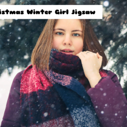 Christmas Winter Girl Jigsaw