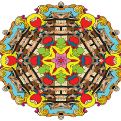 Mandala coloring book for adults and kids