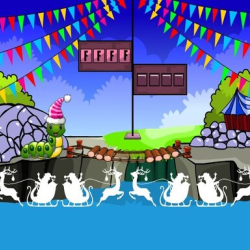 Christmas Caterpillar Escape