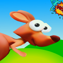 New game kangaroo jumping and running