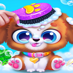 Newborn Puppy & Mommy Dog Pet Salon Doctor Daycare