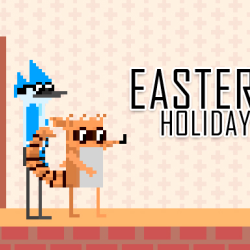 Mordecai and Rigby Easter Holiday