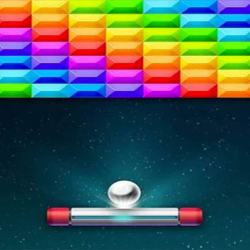 Bricks Breaker Arcade Space Game