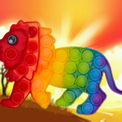 Wild Animals Pop It Jigsaw