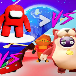 Among Guys fall racing games