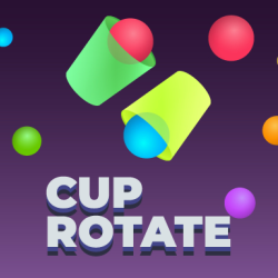 Cup Rotate: Falling Balls