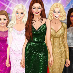 Red Carpet Dress Up Girls Game - girls