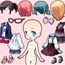 Chibi Anime Princess Doll