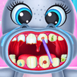 Baby Hippo Dental Care - Fun Surgery Game