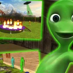 Yellow Alien Escape!