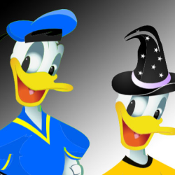 Donald Duck Dressup
