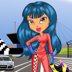 Racing Girl Dressup