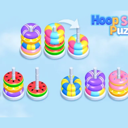 Hoop Stack Sort Puzzle 3D Game